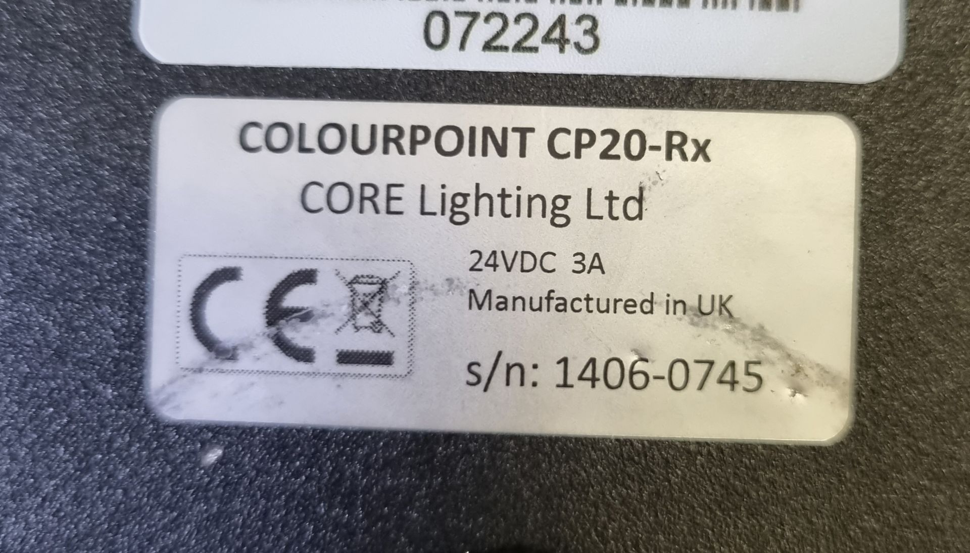 5 x Core Point 20 LED uplighters in powered flight case, 2 not in full working order - Image 4 of 6