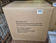 Tapmedic LLC safety goggles - 150 pairs per box