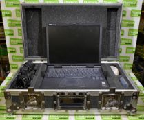 Dell Latitude CPx laptop with accessories and aluminium case