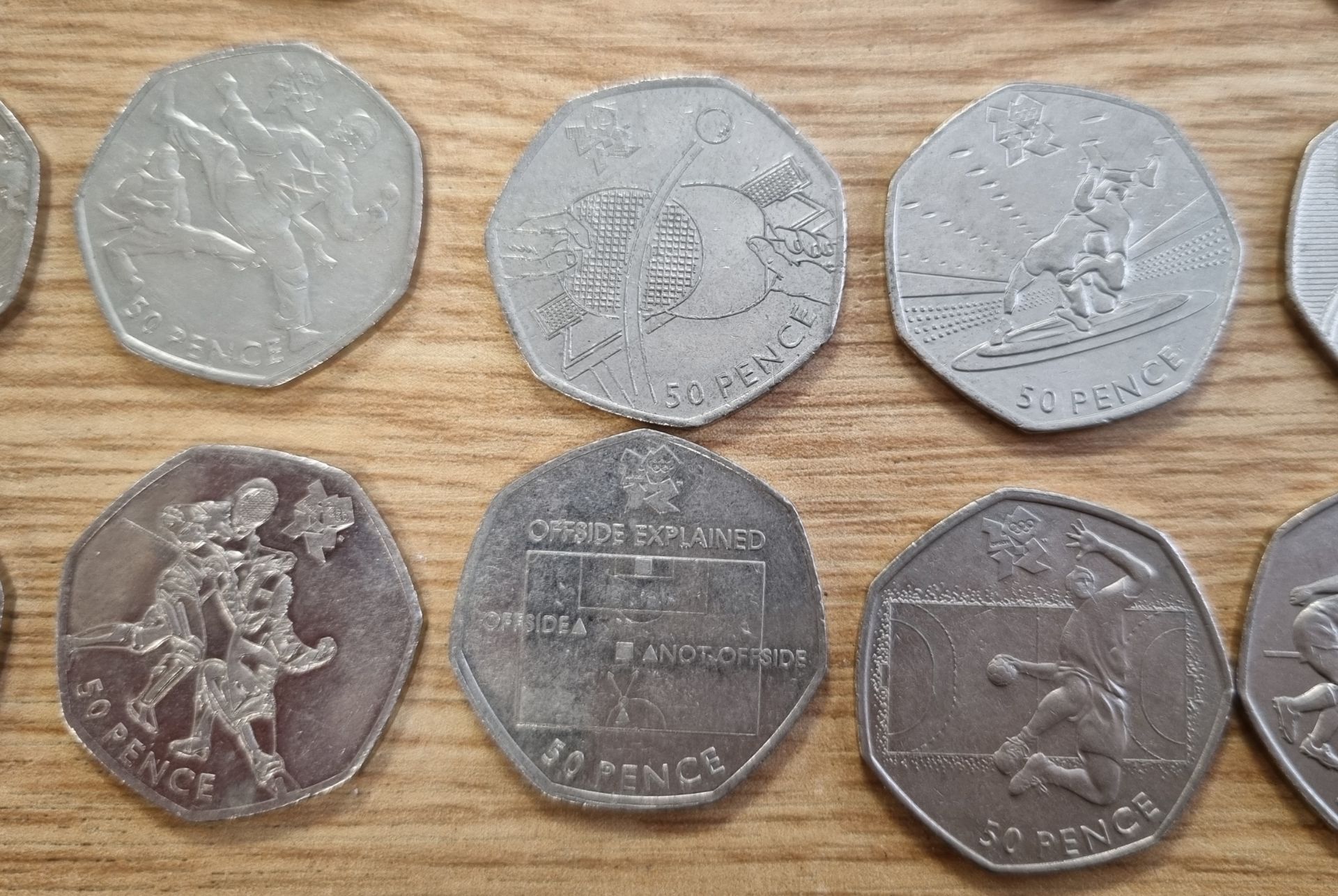 Collection of collectable 2012 Olympics 50p coins - Full set of 29 coins - see pictures - Image 8 of 11