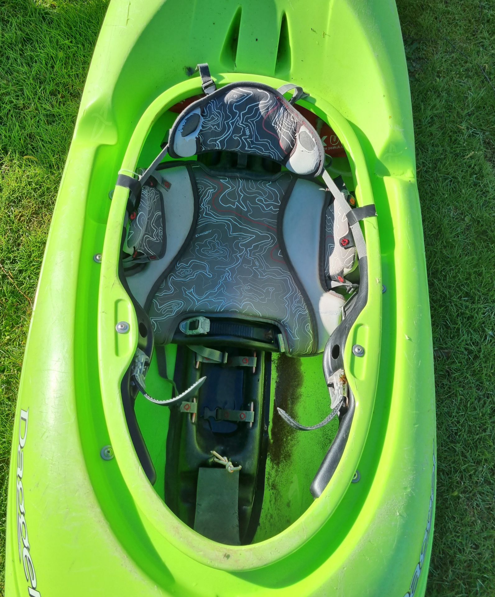 Dagger Mamba kayak/canoe - L260 x W70 x H40cm - Lime green - Image 3 of 7