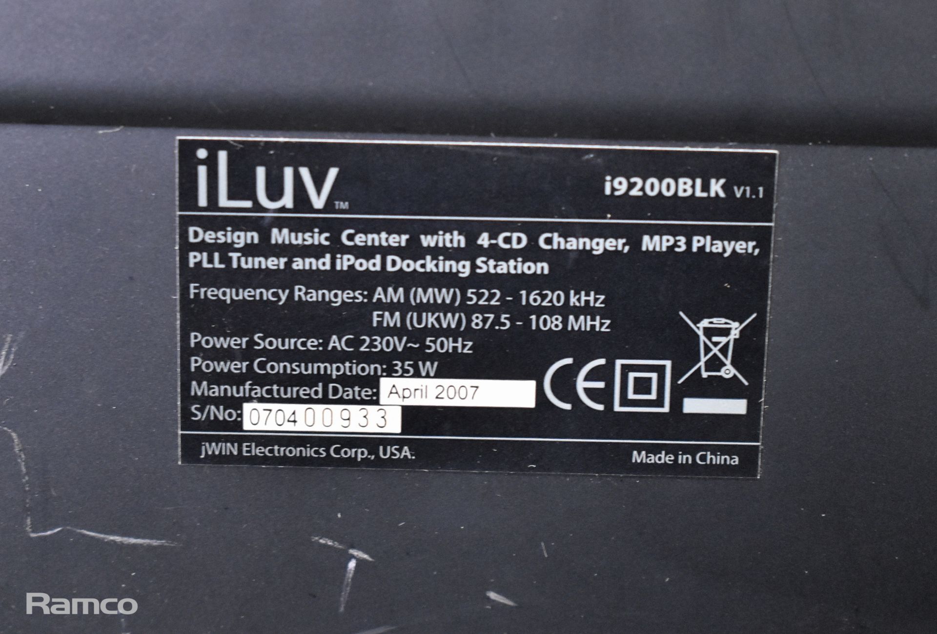 iLuv music centre system - Image 5 of 6
