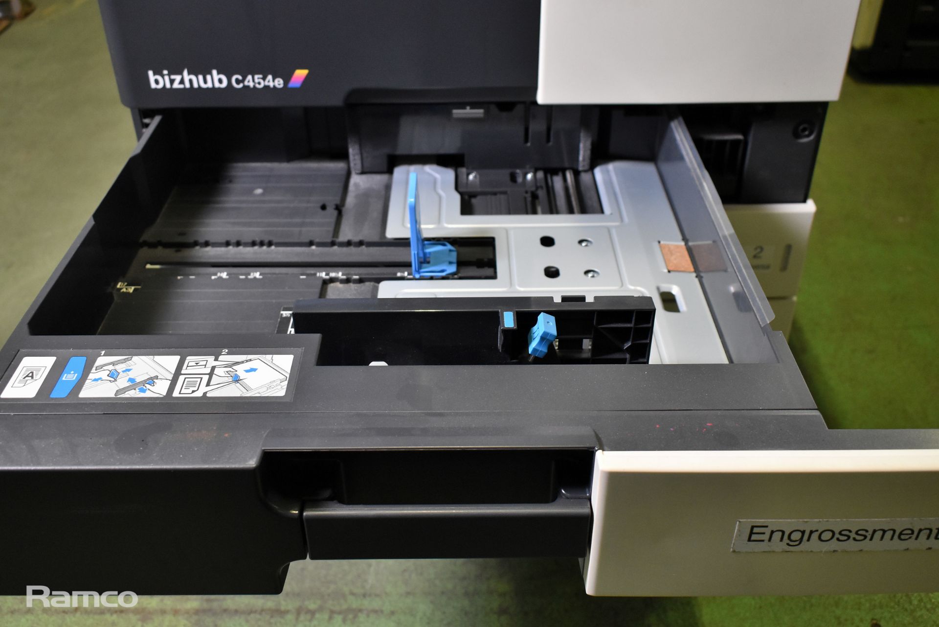 Konica Minolta Bizhub C454e A3 multifunction laser printer - H 92 x W 70 x D 62cm - Bild 4 aus 18