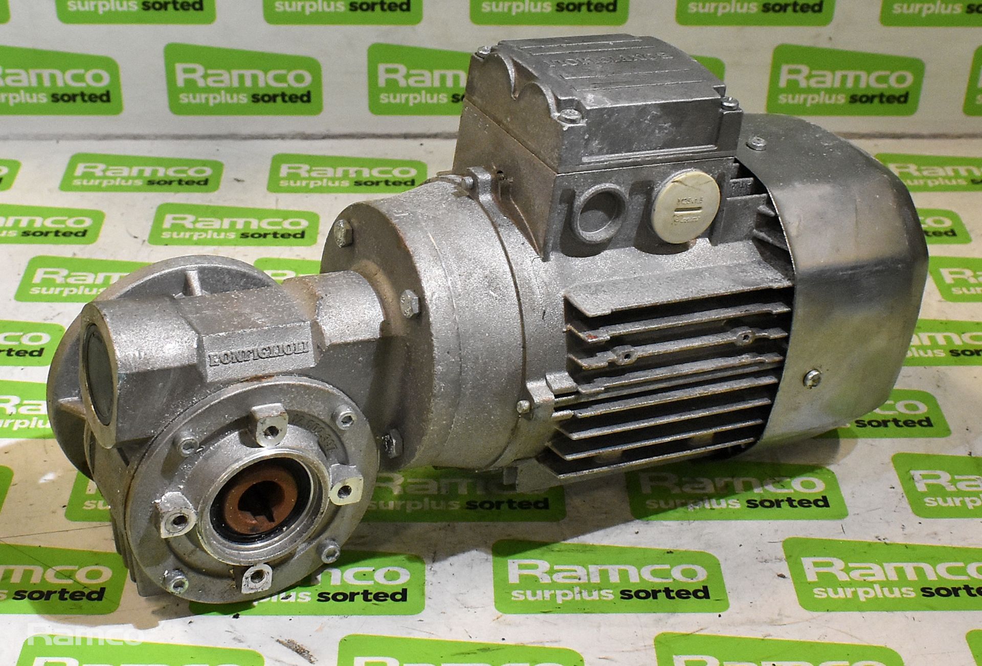 Bonfiglioli BN71C4 220-480V 3-phase electric motor with VF44F ratio 35:1 gearbox - Image 3 of 5
