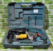 Makita HR2410 110V electric hammer drill with case - SPARES OR REPAIRS