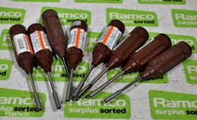 8x Soltork torque screwdrivers fixed - 9 lb.inch