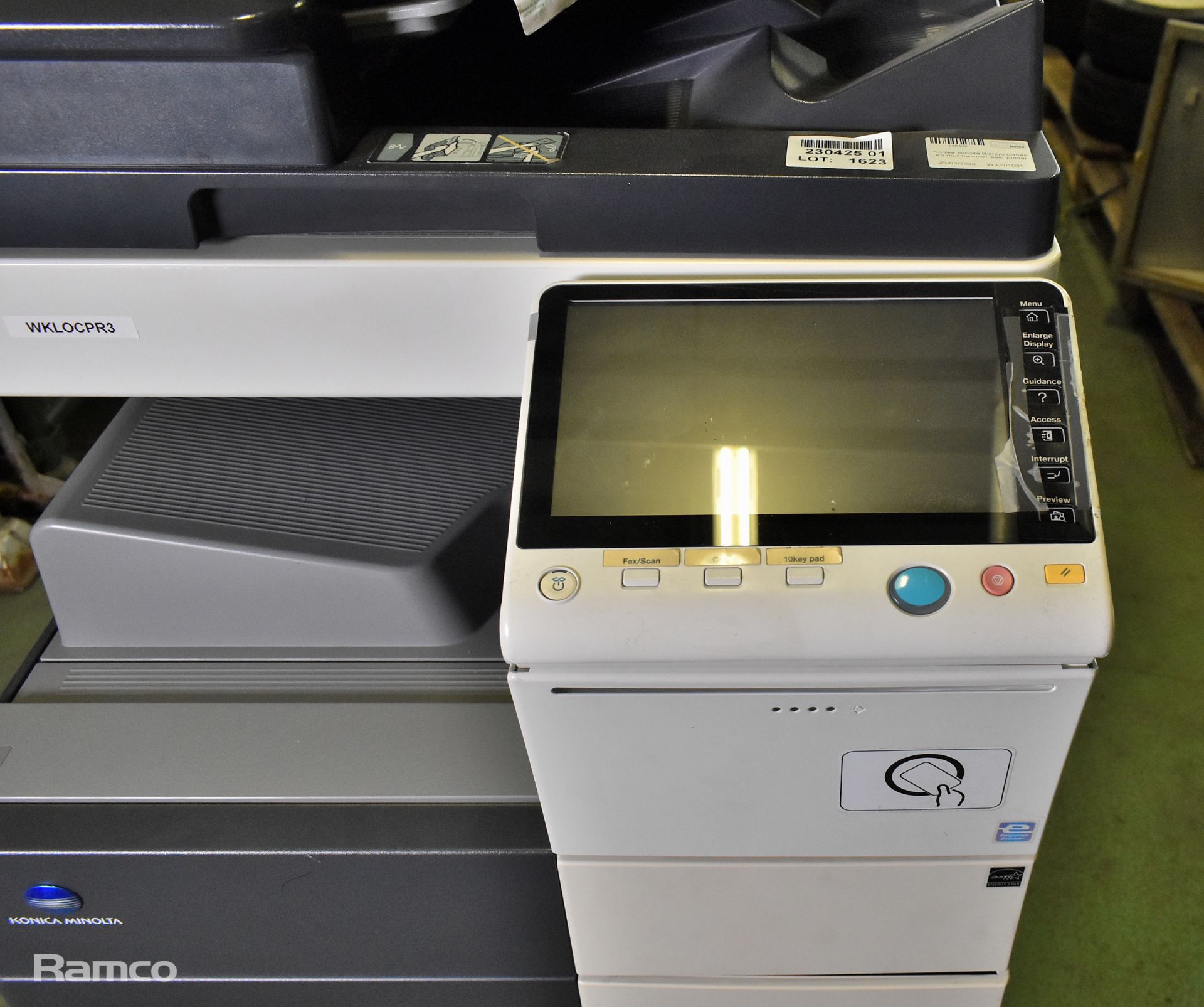 Konica Minolta Bizhub C454e A3 multifunction laser printer - H 92 x W 70 x D 62cm - Bild 7 aus 15