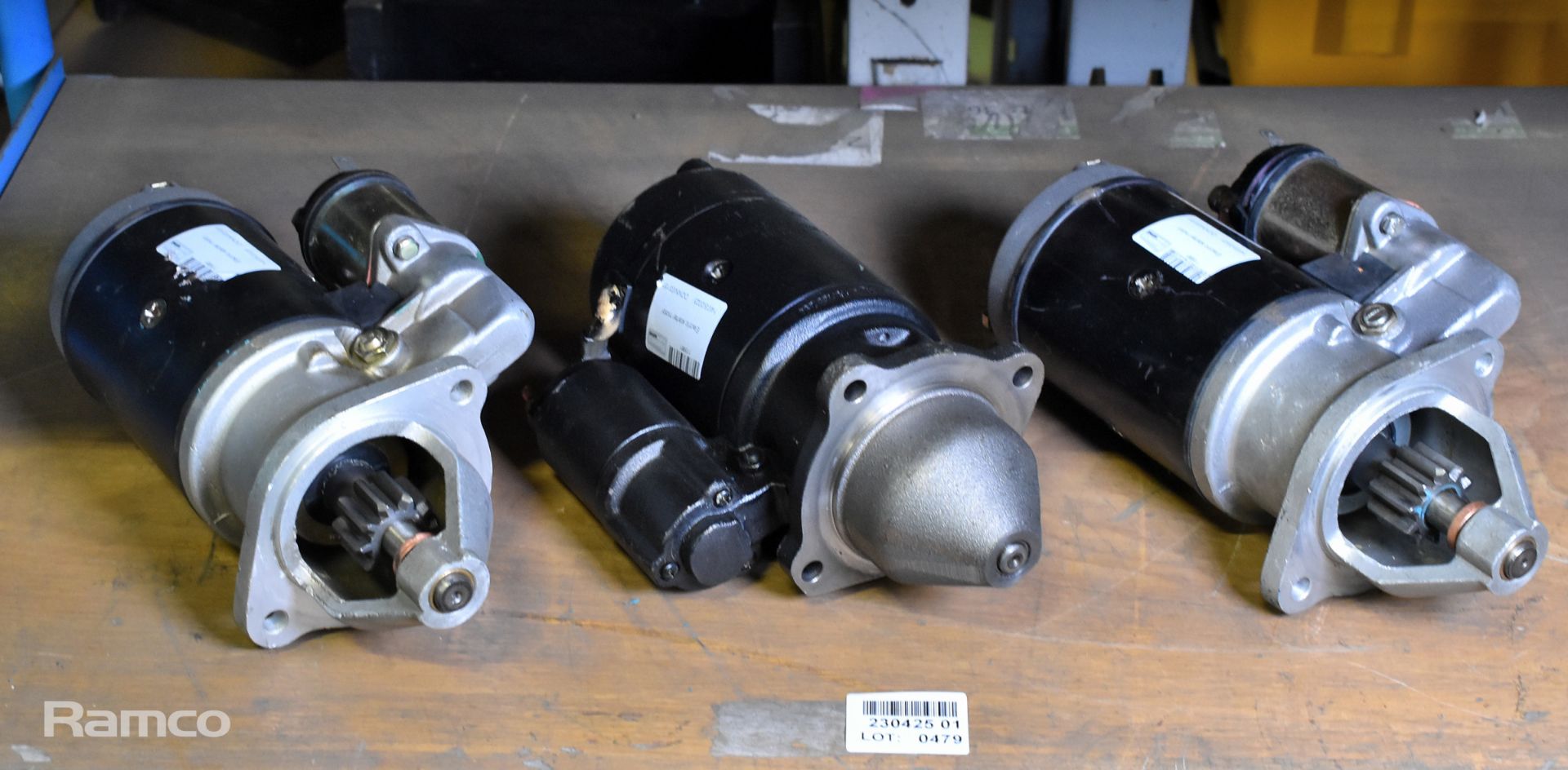 3x ISKRA 11130795 AZJ 3324 12V 2.7kV starter motors