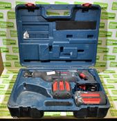 Bosch GSA 36 VLI cordless reciprocating saw - with blades and 2 batteries