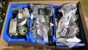 CNC engineering spares and tooling - levers, mount bracket, gears