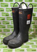 Tigar FF4000 pull-on safety boots / wellies - UK size 7