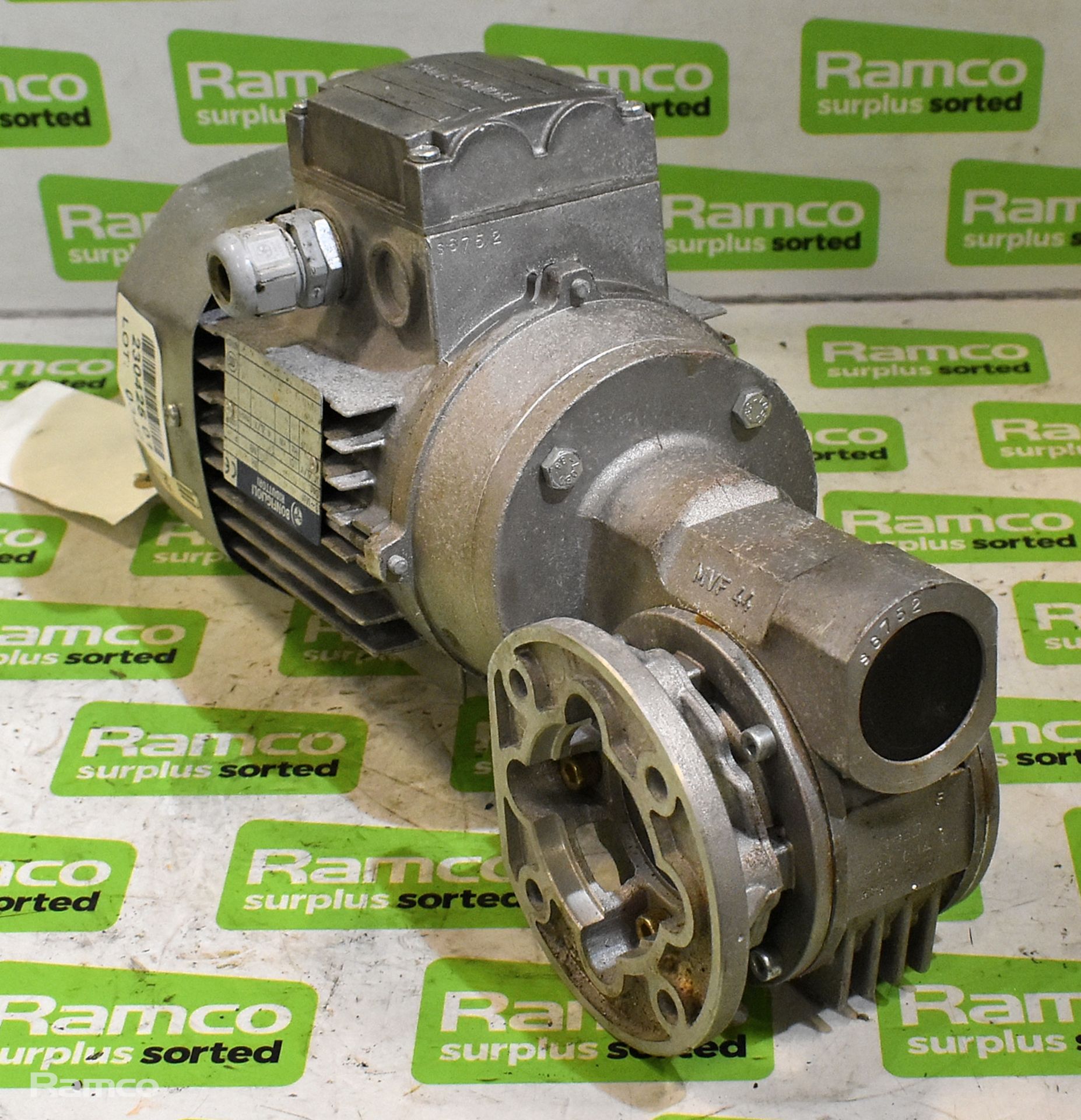 Bonfiglioli BN71C4 220-480V 3-phase electric motor with VF44F ratio 35:1 gearbox - Image 2 of 5