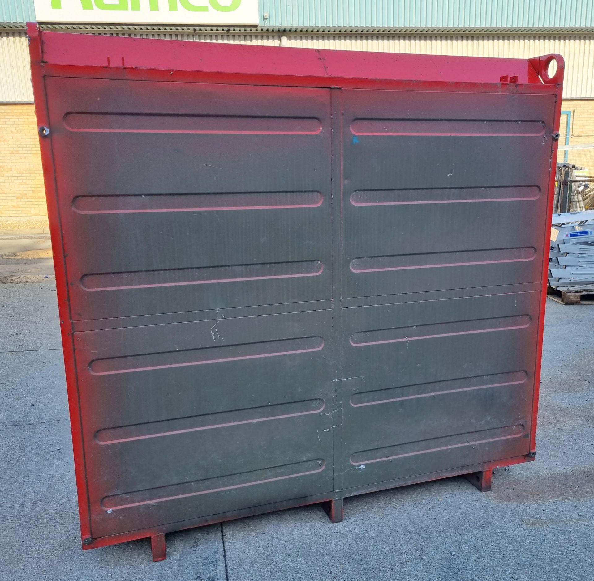 Double roller shutter door storage container - W 2100 x D 750 x H 2000mm - Image 6 of 6
