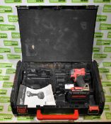 Milwaukee M18 FID2, 18v Fuel 1/4 inch cordless impact driver with case