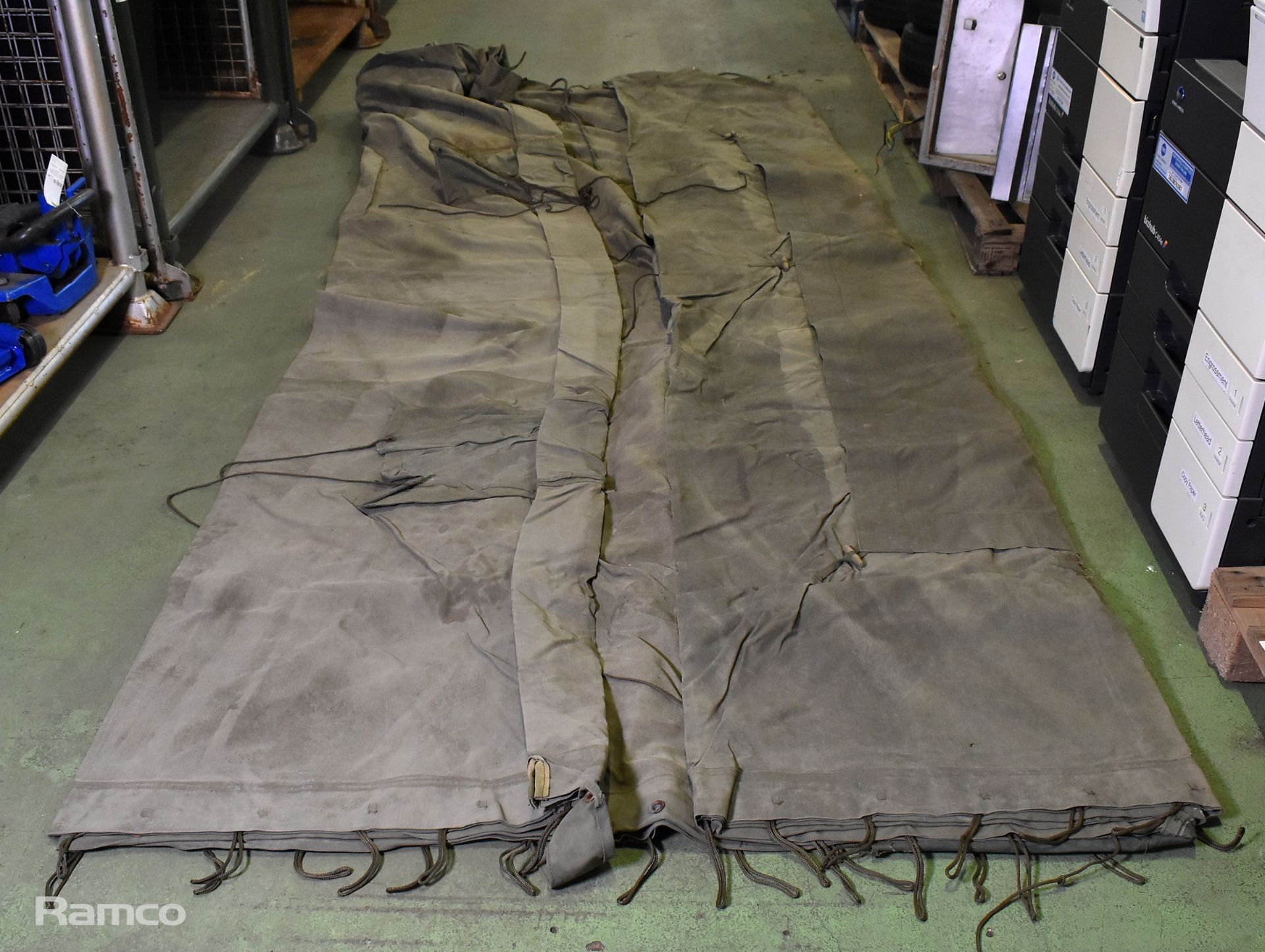 British army tent / shelter canvas - Image 2 of 4