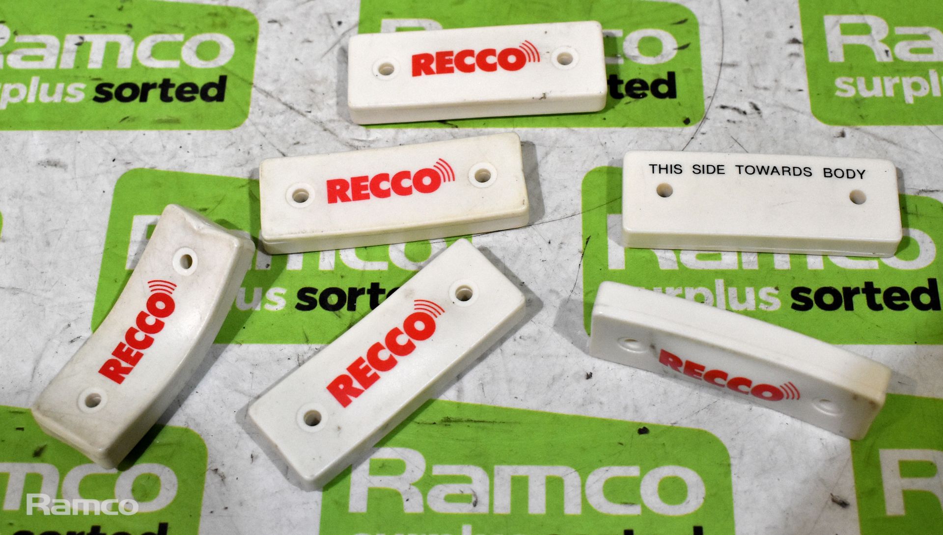 RECCO reflector transmitter units