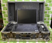 Dell Latitude CPx laptop with accessories and aluminium case