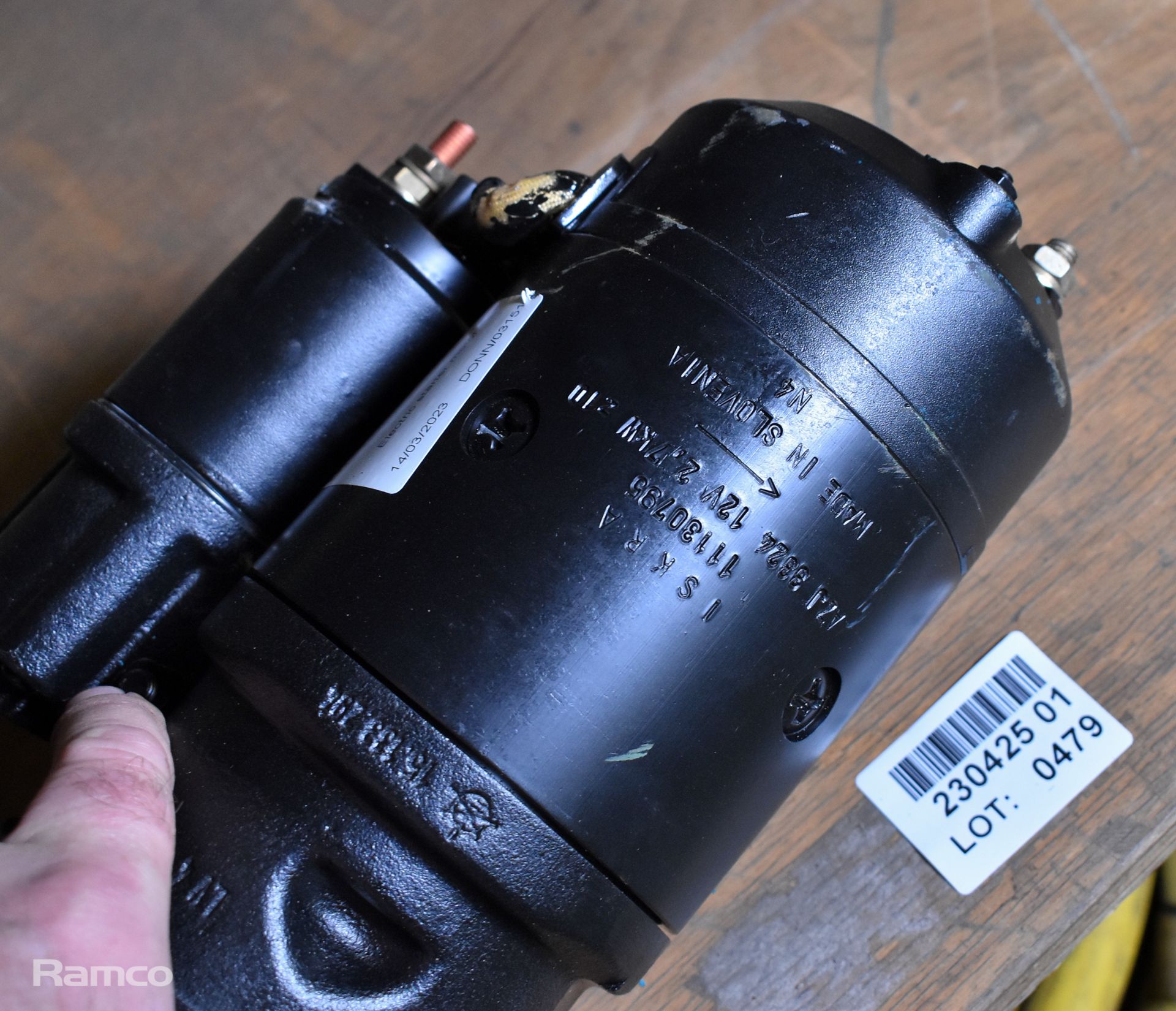 3x ISKRA 11130795 AZJ 3324 12V 2.7kV starter motors - Image 5 of 8