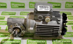 Bonfiglioli BN63C4 220-480V 3-phase electric motor with APT MVF30/P ratio 7:1 gearbox