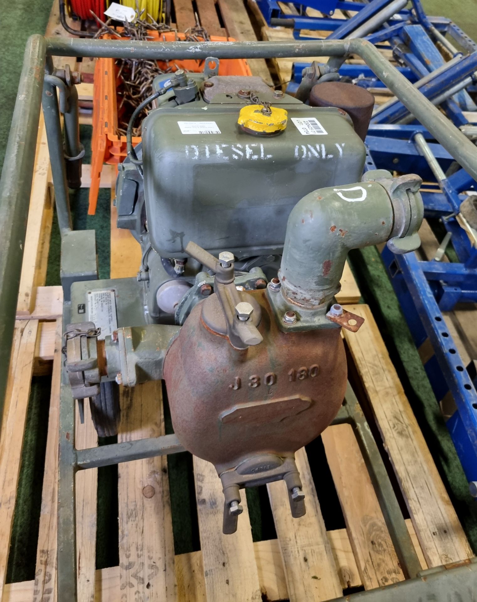 Lister-Petter 6.0hp diesel water pump - Image 5 of 6