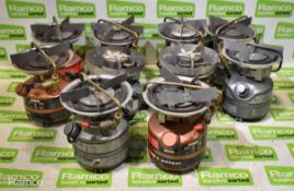 10x Multi type dual fuel cooking stoves - Colemans / Peak1 - check pictures for models