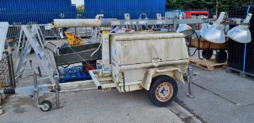 Terex Light Construction AL4050D-T-4MH diesel powered floodlighting trailer unit