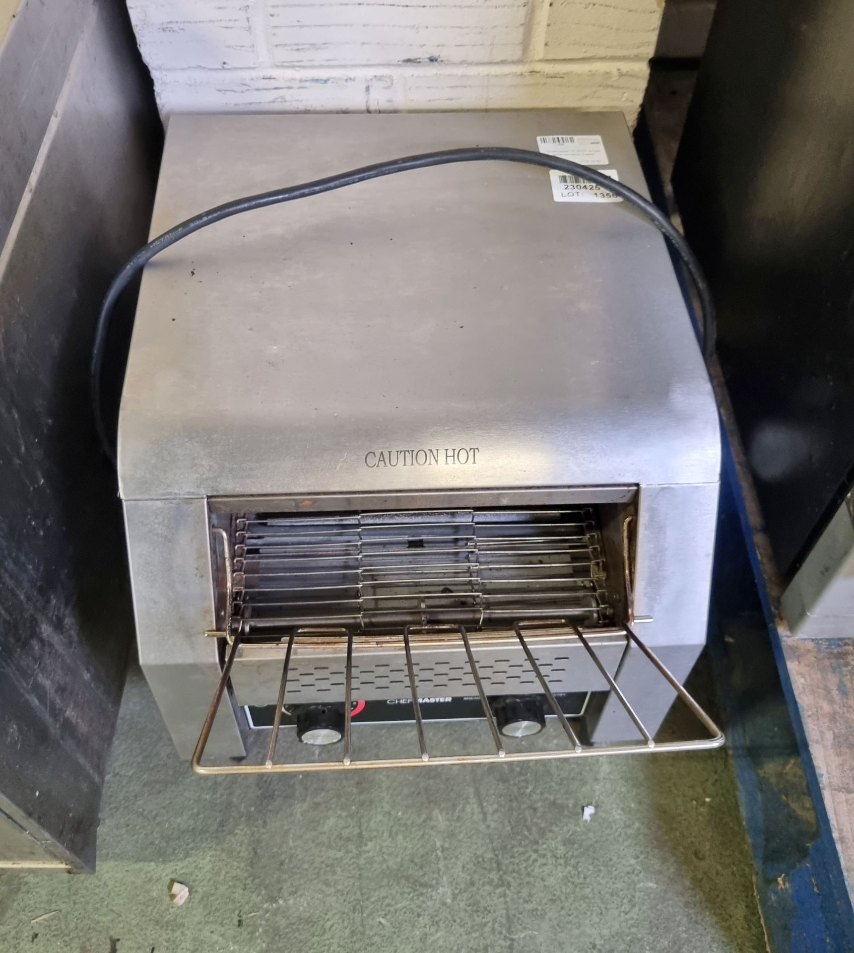 Chefmaster TT-300N single slice conveyor toaster - Image 2 of 3