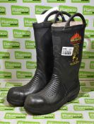 Tuffking Harvik pull-on safety boots / wellies - UK size 8