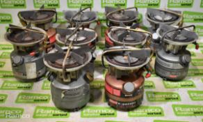 10x Multi type dual fuel cooking stoves - Colemans / Peak1 - check pictures for models