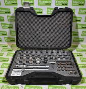 Roebuck 58 piece socket set - incomplete