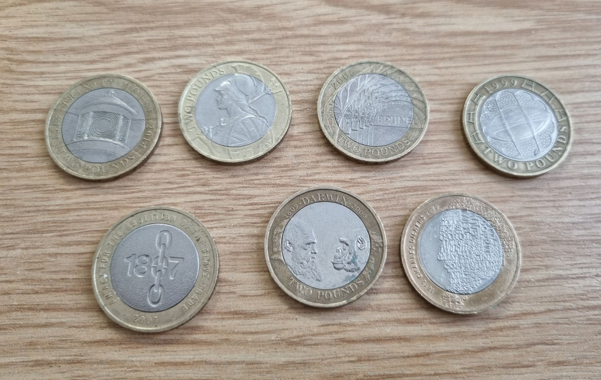 Collection of collectable £2 coins