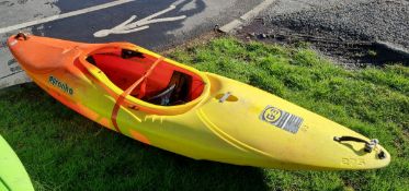 Pyranha G:3 G series kayak/canoe - L270 x W70 x H40cm - Orange yellow