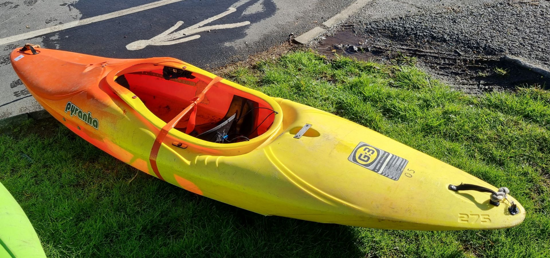 Pyranha G:3 G series kayak/canoe - L270 x W70 x H40cm - Orange yellow