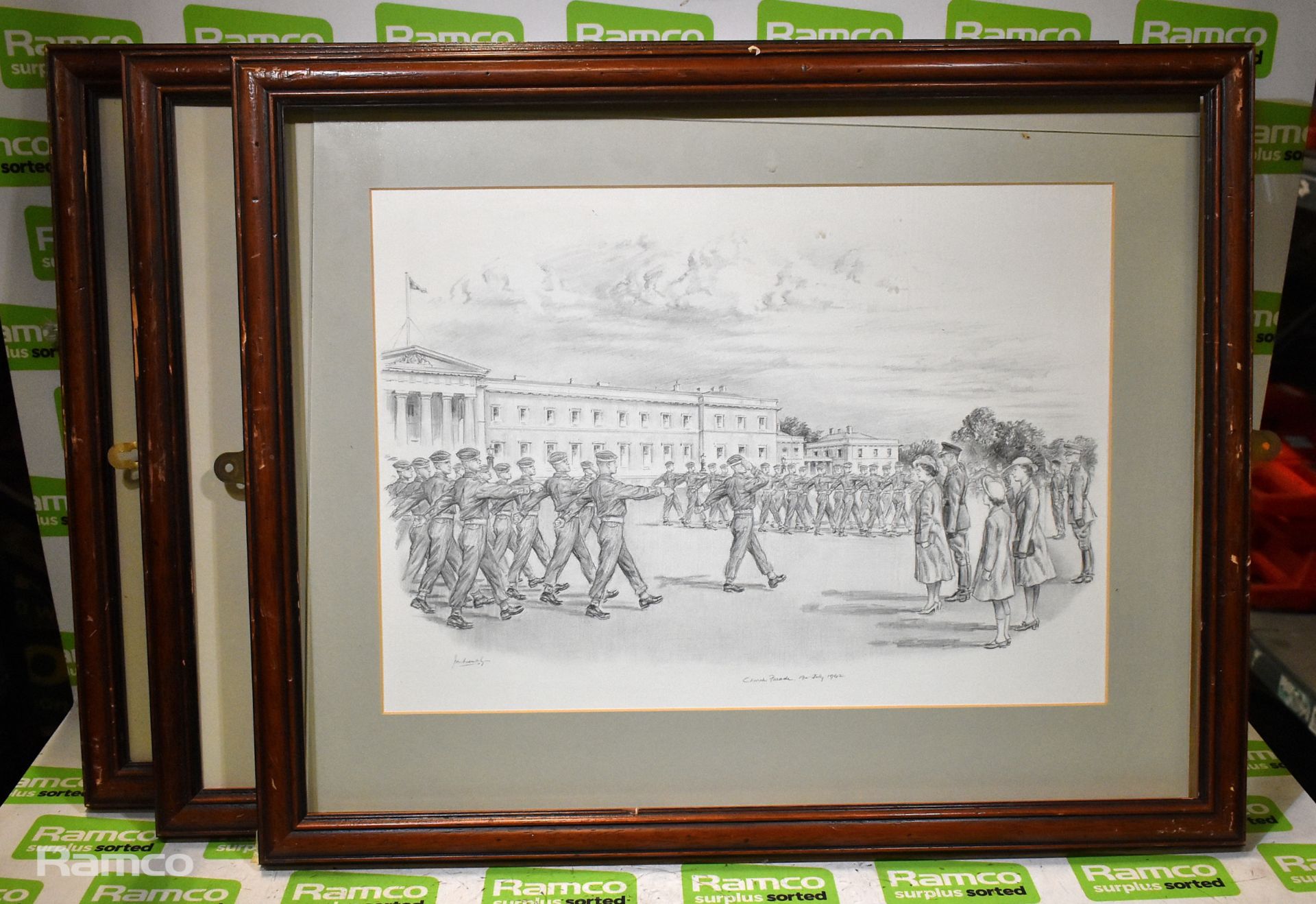 Military Sketch depicting the Army During the Victorian Era engaging in Gymnastics