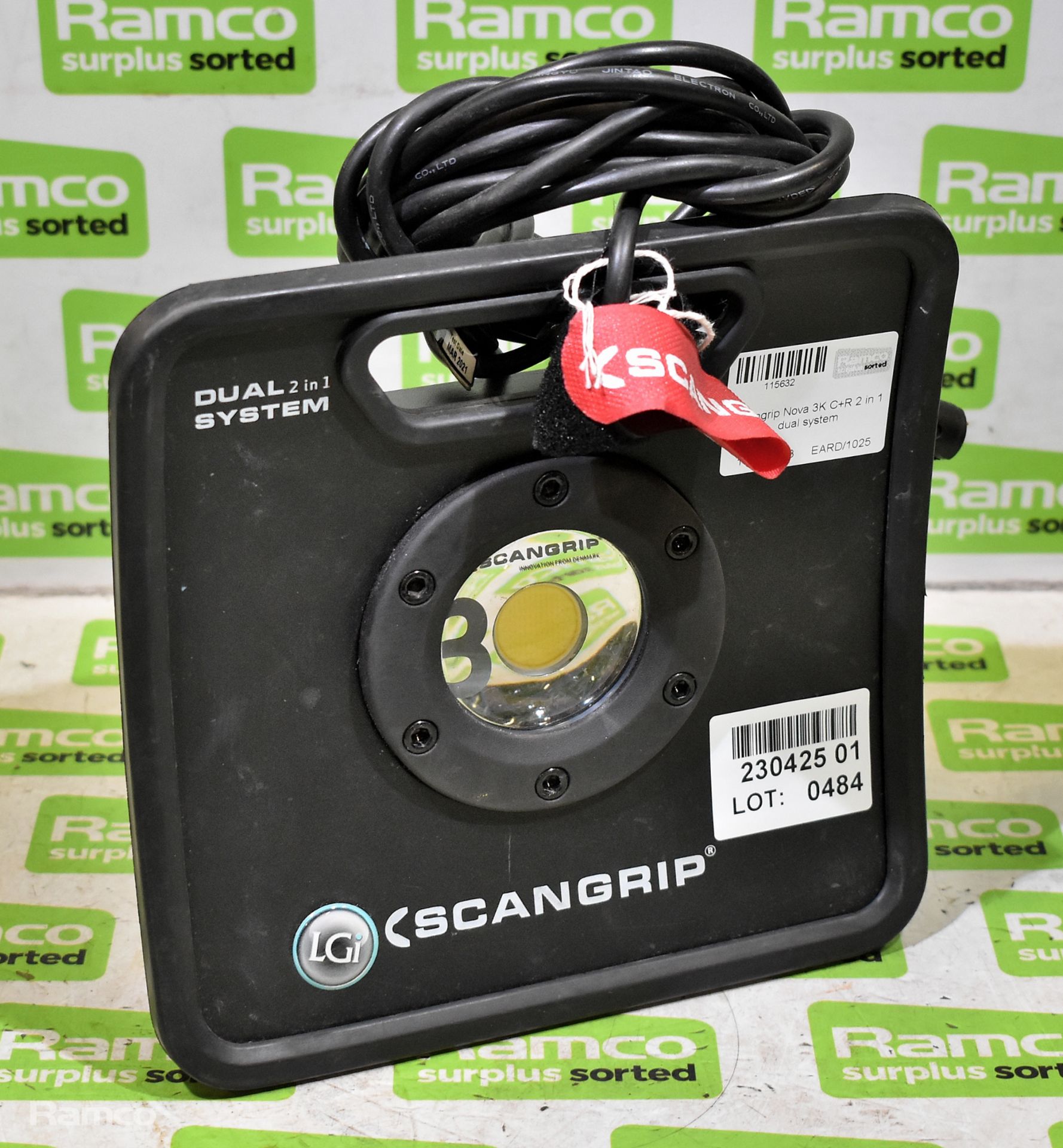 Scangrip Nova 3K C+R 2 in 1 dual system work lamp