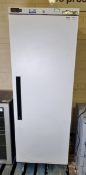 Williams LA400WA single door upright freezer - white - W 640 x D 650 x H 1765mm