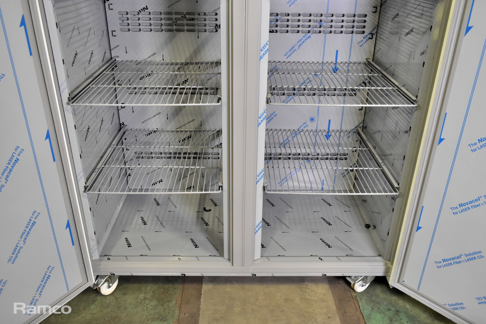 Iceinox VTS 1340 CR stainless steel, upright, double door refrigerator with 6 adjustable shelves - Image 2 of 6