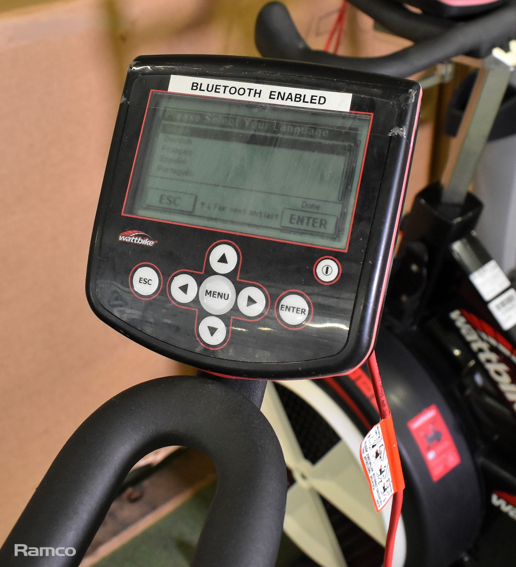 Wattbike Pro indoor exercise bike - L 120 x W 66 x H x 110cm - Image 6 of 7