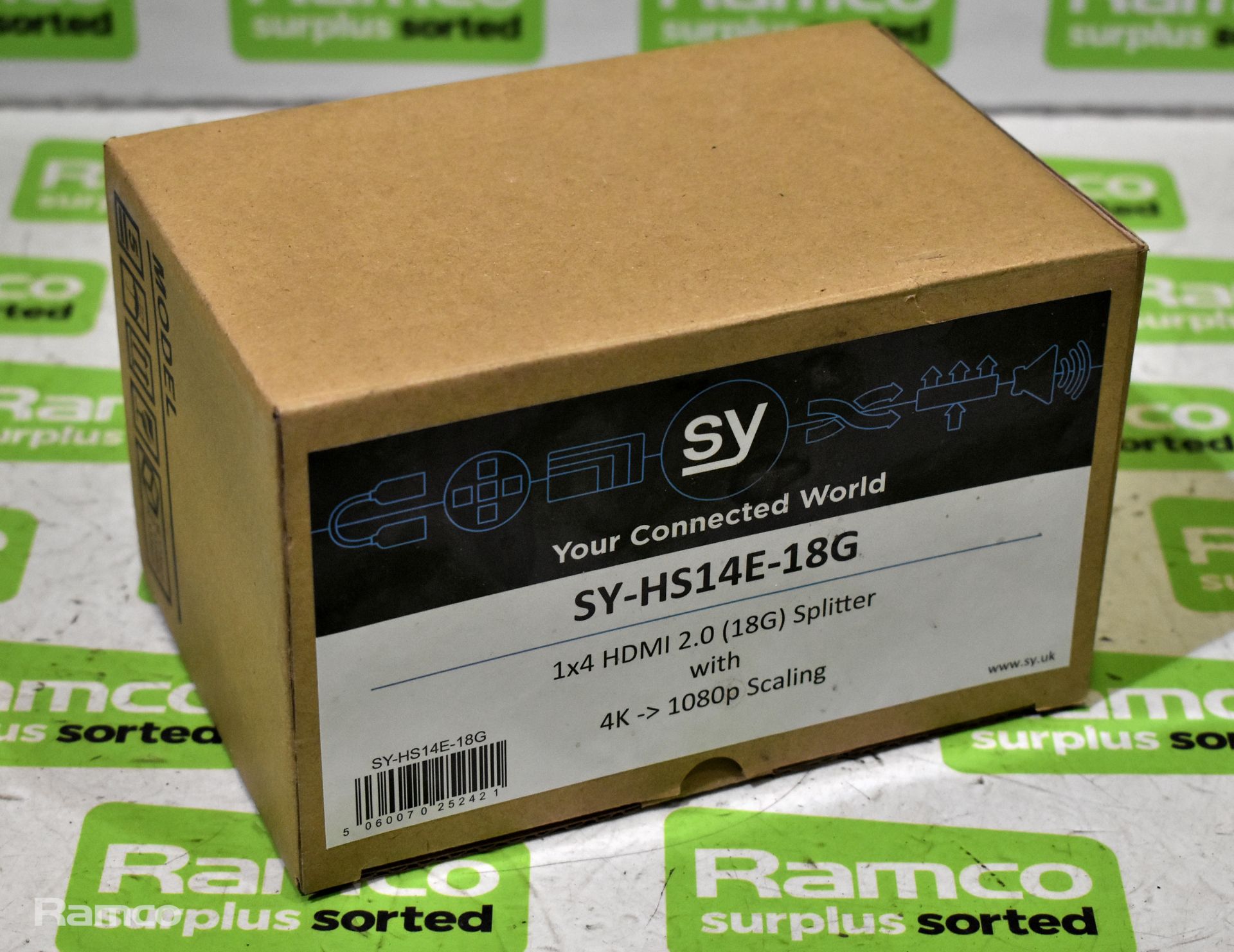 SY-HS14E-18G 1x4 HDMI 2.0 (18G) splitter - Image 4 of 4