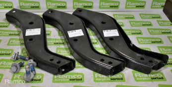 3x pairs of Ford Ranger bumper mounting brackets