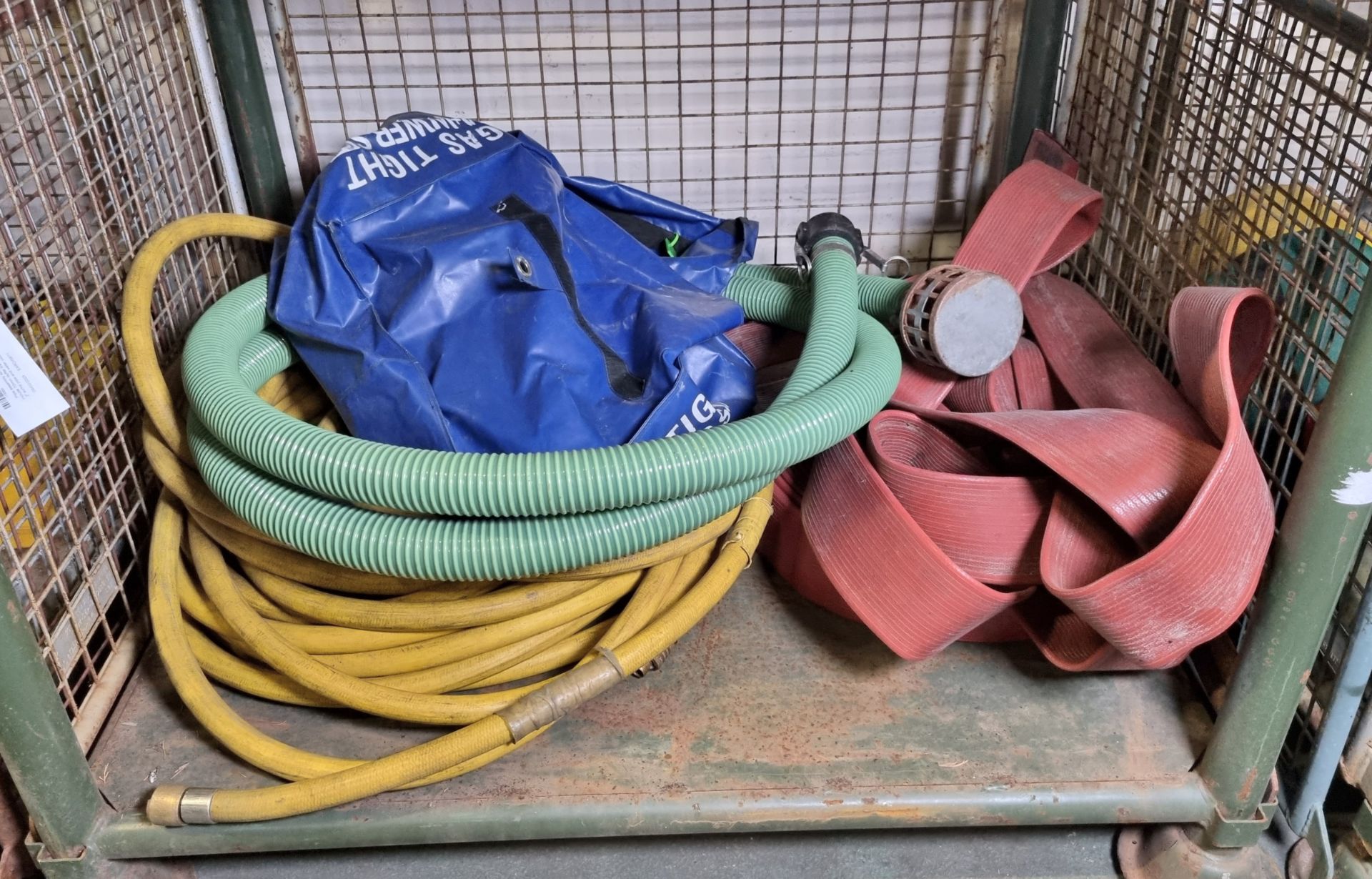 Pipe assembly spares - 70mm layflat fire hose, 2 inch sump pipe, water pipe