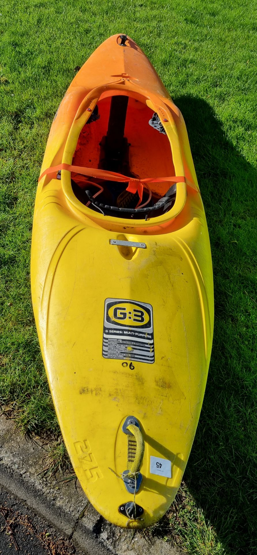 Pyranha G:3 G series kayak/canoe - L270 x W70 x H40cm - Orange yellow