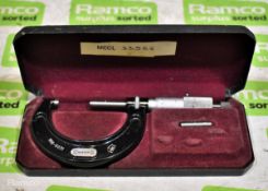 Starrett No 436 25-50mm micrometer caliper with case