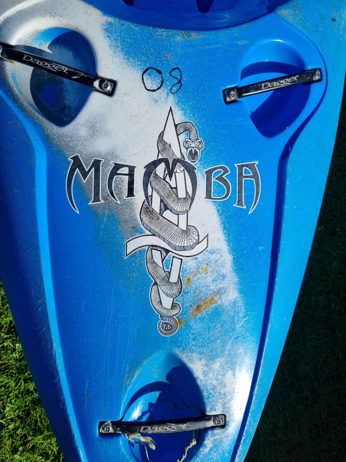 Dagger Mamba kayak/canoe - L260 x W70 x H40cm - Blue white - Image 4 of 6