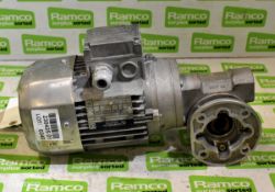 Bonfiglioli BN71C4 220-480V 3-phase electric motor with VF44F ratio 35:1 gearbox