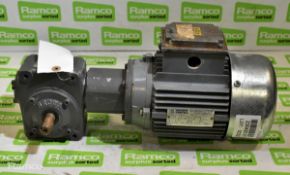 Brown Pestel EUROMOTORS A21779 220-420V 3-phase electric motor with ratio 15:1 gearbox