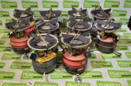 10x Coleman dual fuel stoves - check pictures for models