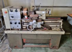 Harrison M300 lathe with hydraulic copy attachment and chuck