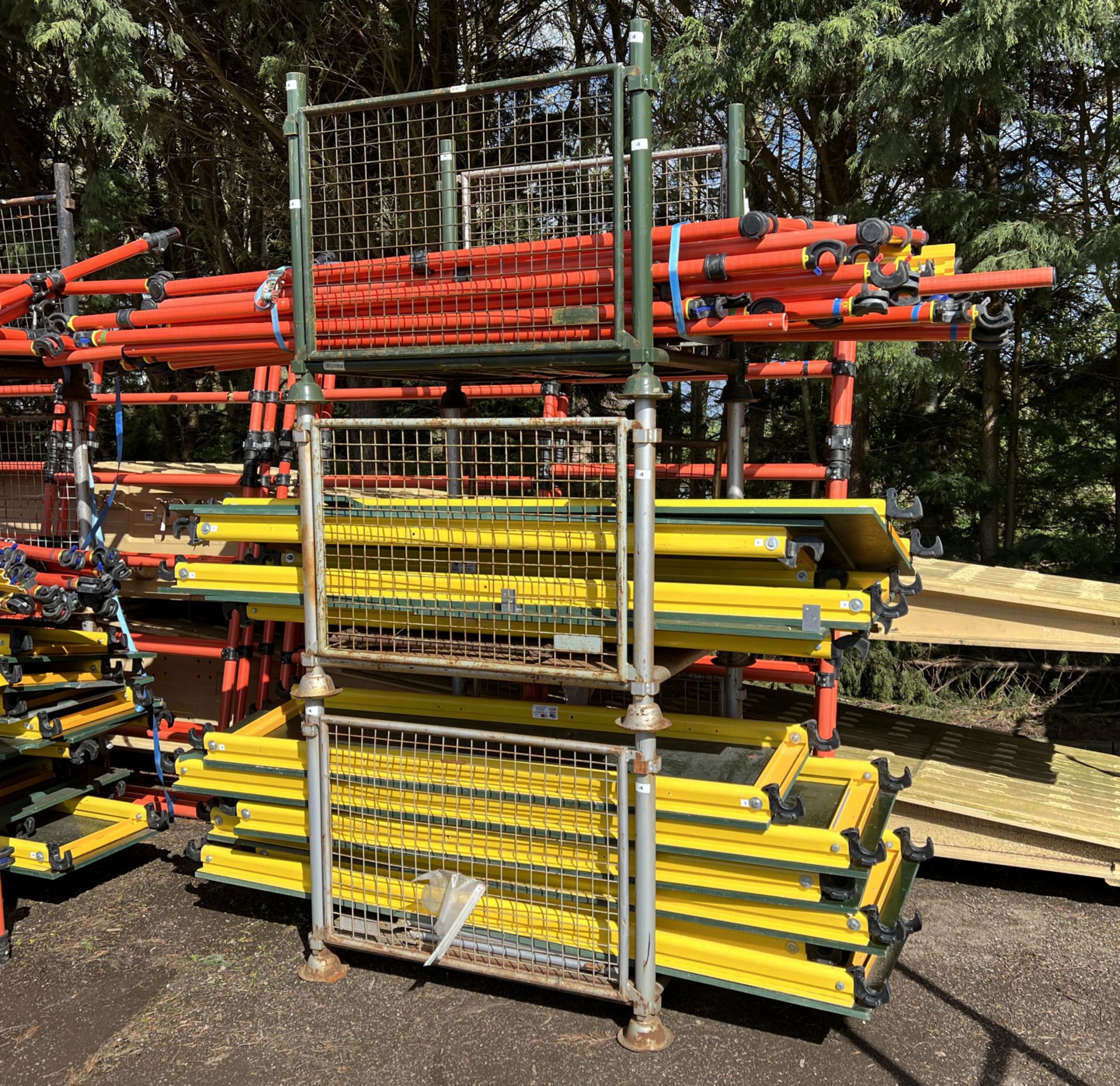 Genex Fibreglass & nylon reinforced modular platform with Ladder system - details in the description - Bild 3 aus 27