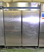 Electrolux Stainless steel, double, upright refrigerator - W 1400 x D 800 x H 2075mm